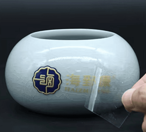 UV DTF on Ceramic Object