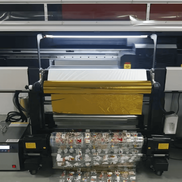 UV Crystal Label Process