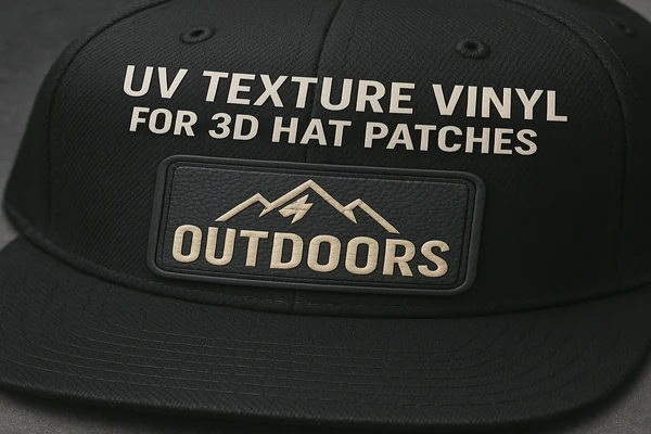 uv texture vinyl 3d hat patch