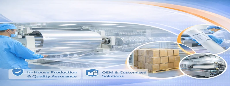 World map showing global distribution network and international partnerships for DTF film supply