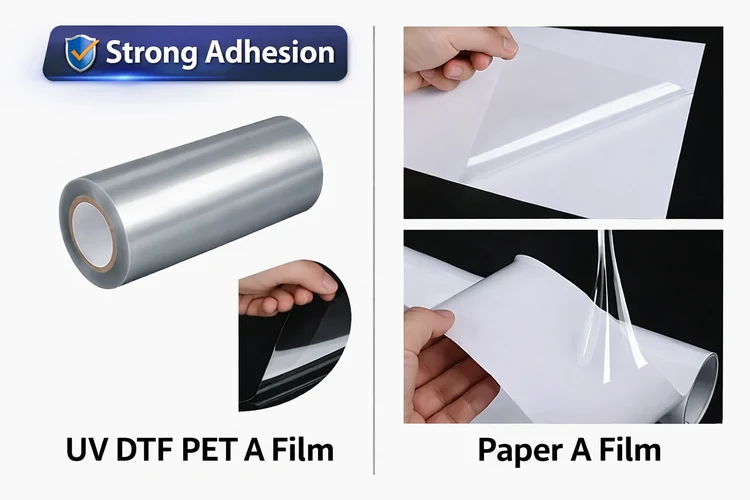 Professional DTF film manufacturing facility showcasing advanced coating equipment and quality control processes